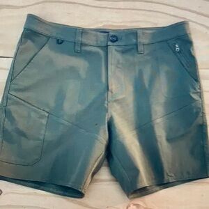 Roark Shorts Athletic Casual Pockets Quality Men’s Olive Green Size 36